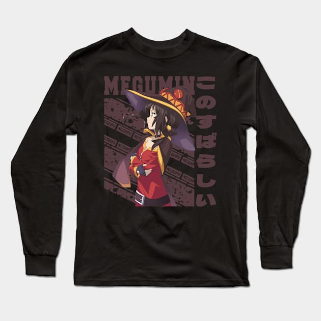 Megumin Long Sleeve T-Shirt by ANIME FANS